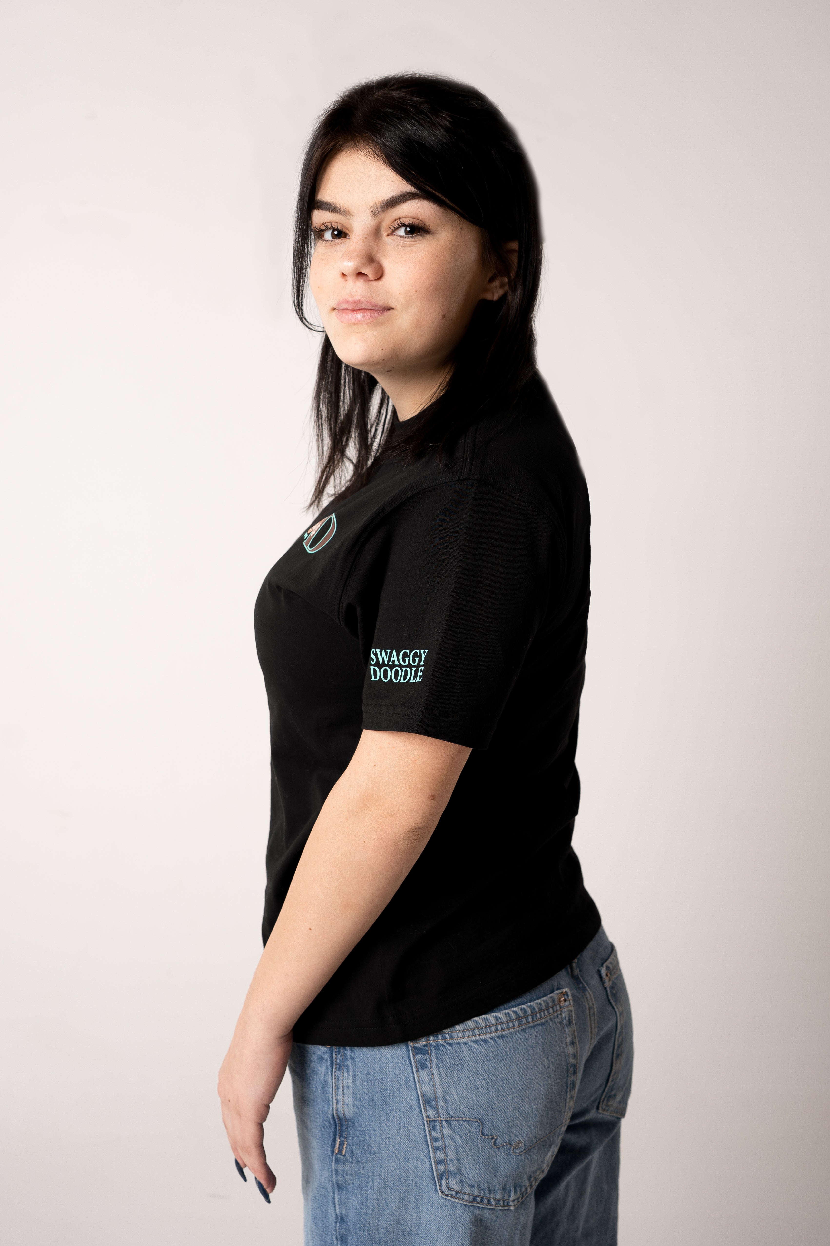 Women tshirt black