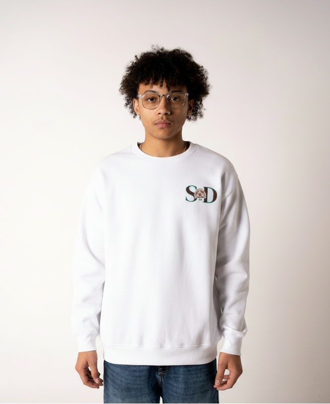 Mens sweatshirts white