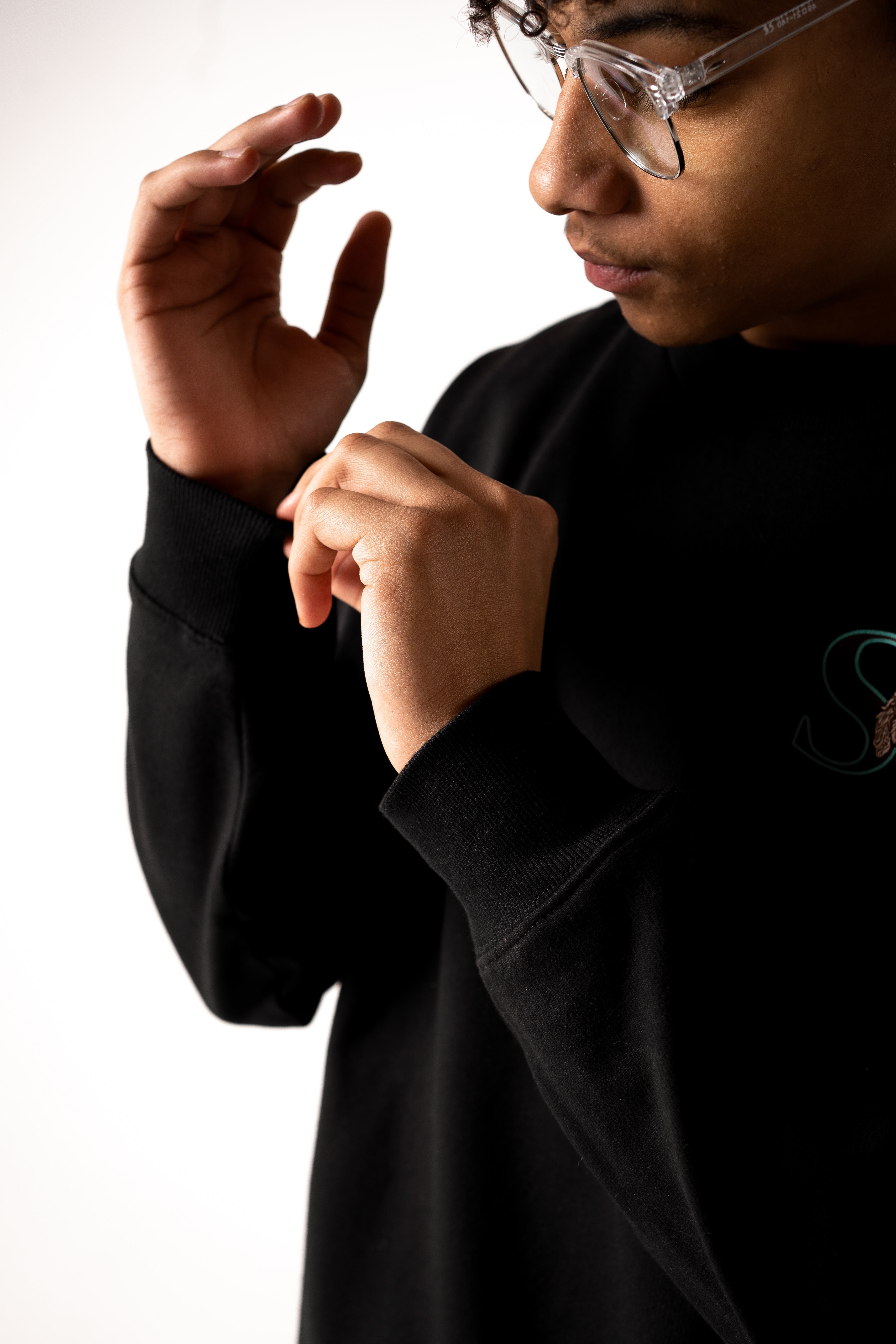 men sweater black