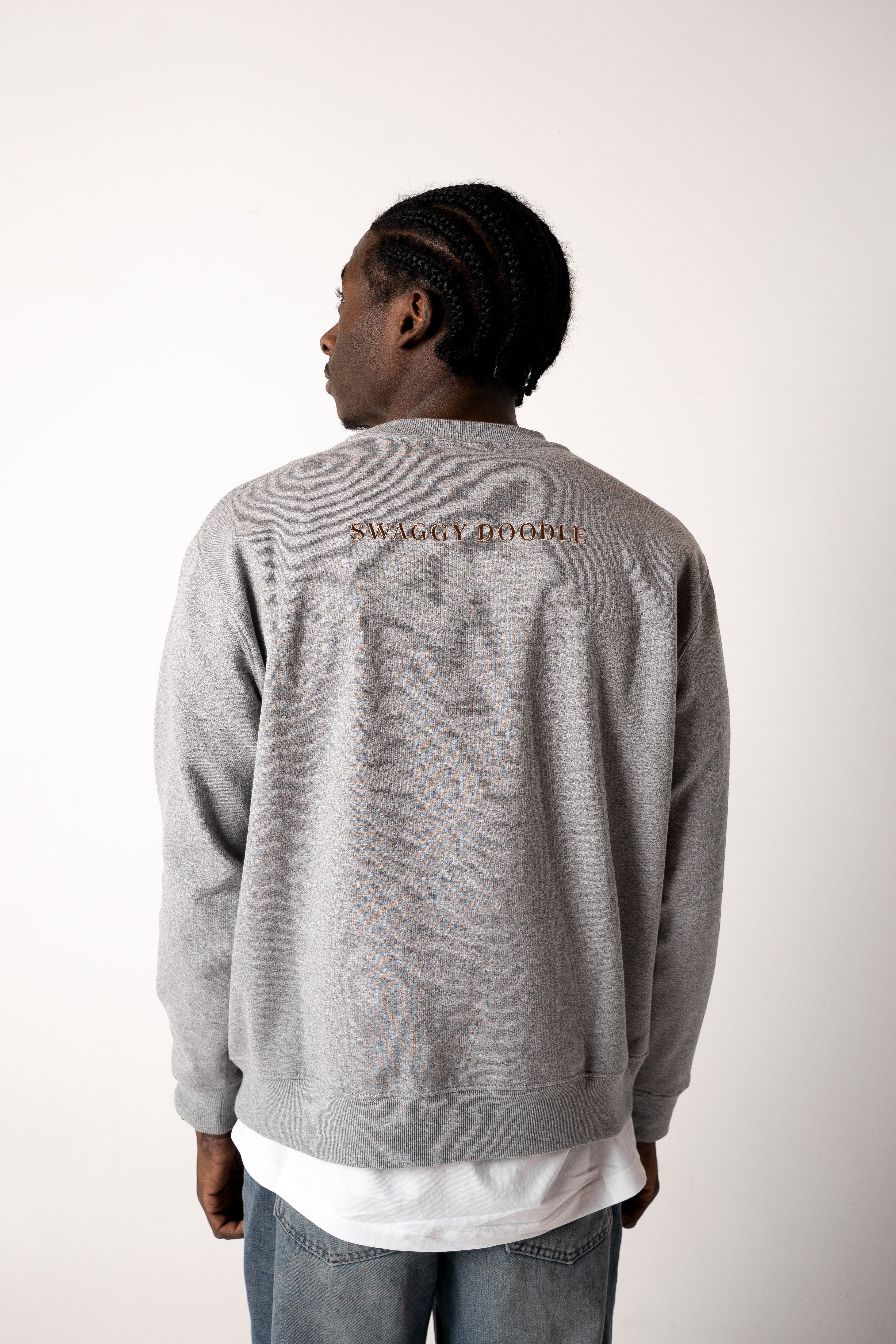 men sweater gray