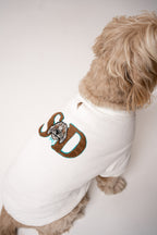 Dog Sweater star white