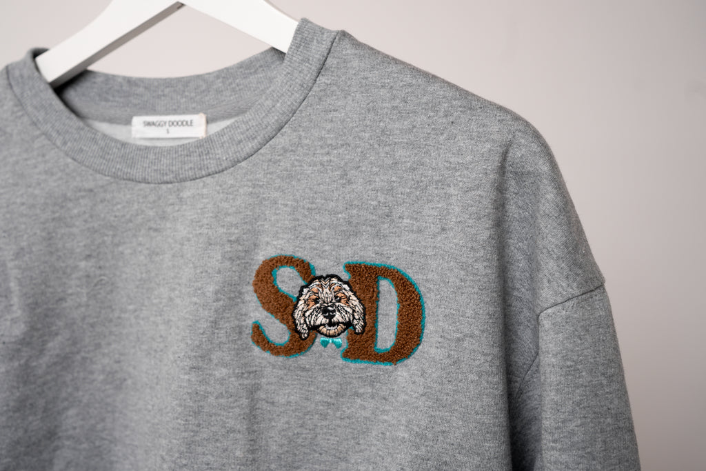 men sweater gray
