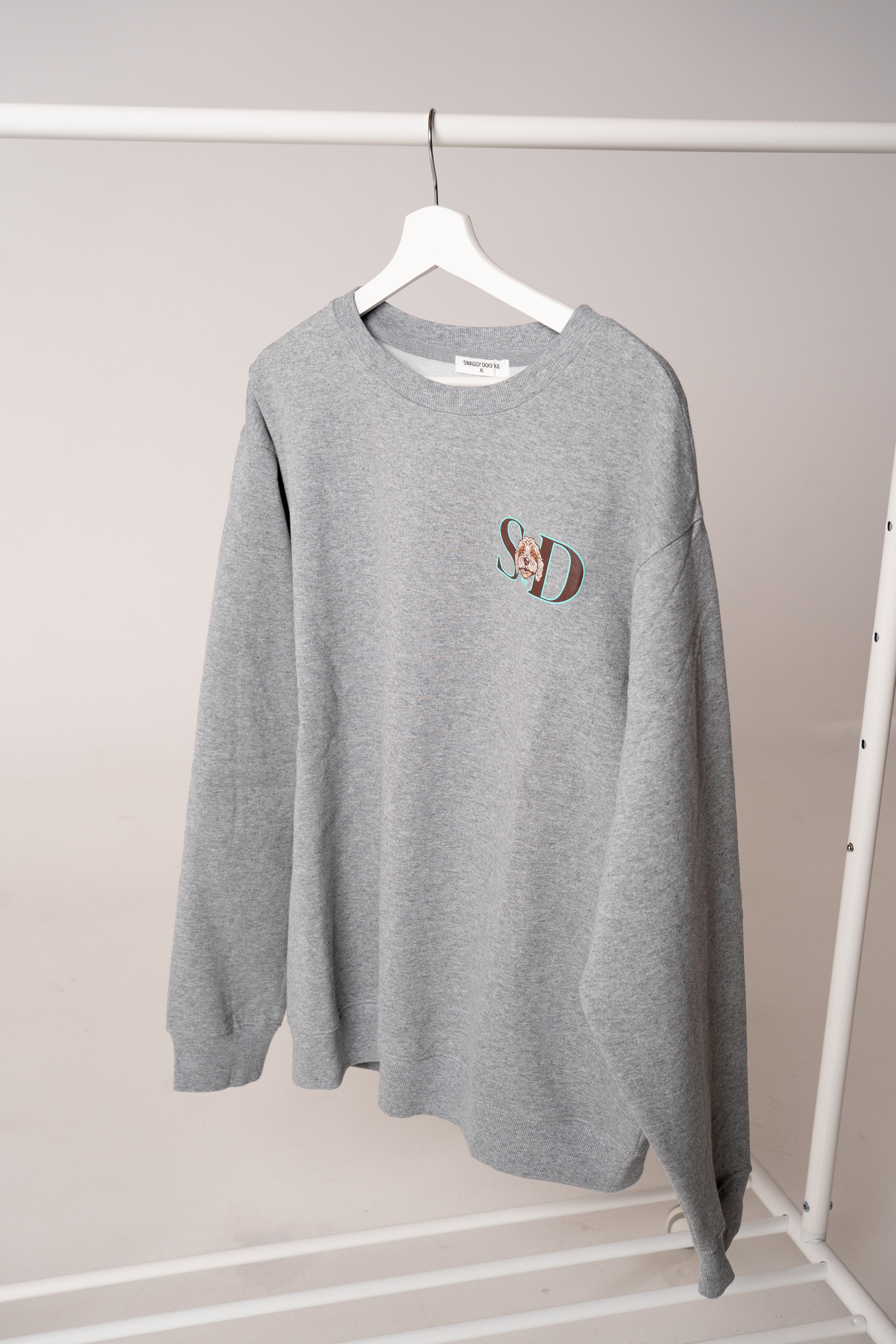men sweater gray