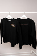 Women's Patched Sweatshirt black